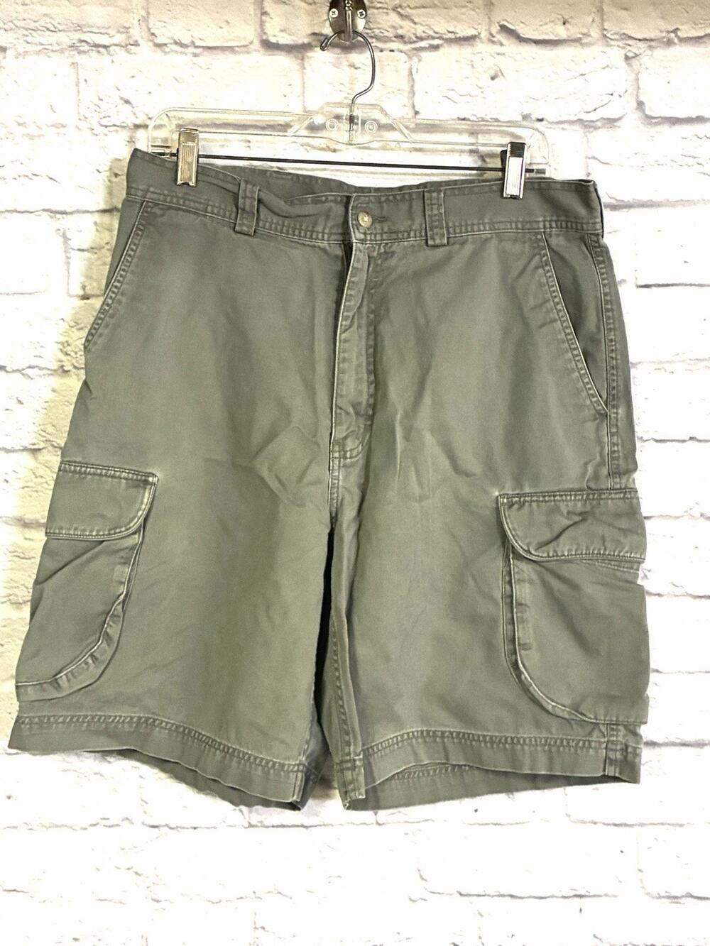 Polo Ralph Lauren Mens 34 Cargo Shorts Khaki Cotton Utility Vintage Style
